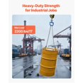 thumbnail image 3 of Elevador de bidones con cadena VEVOR G80, 1000 kg de capacidad, acero al carbono, 3 of 9