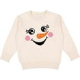 thumbnail image 2 of Inktastic Cute Snowman Girl Face Toddler Sweatshirt, 2 of 4