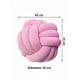 thumbnail image 4 of Cojín Nudo Bola Decoración Hogar Recamara Sala Color Rosa, 4 of 4