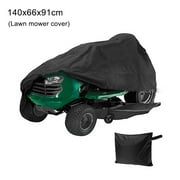 Yard Lawn Mower Cover Tractor Cover Heavy Duty 210D Polyester Oxford UV Protection Universal with Drawstring Storage Bag