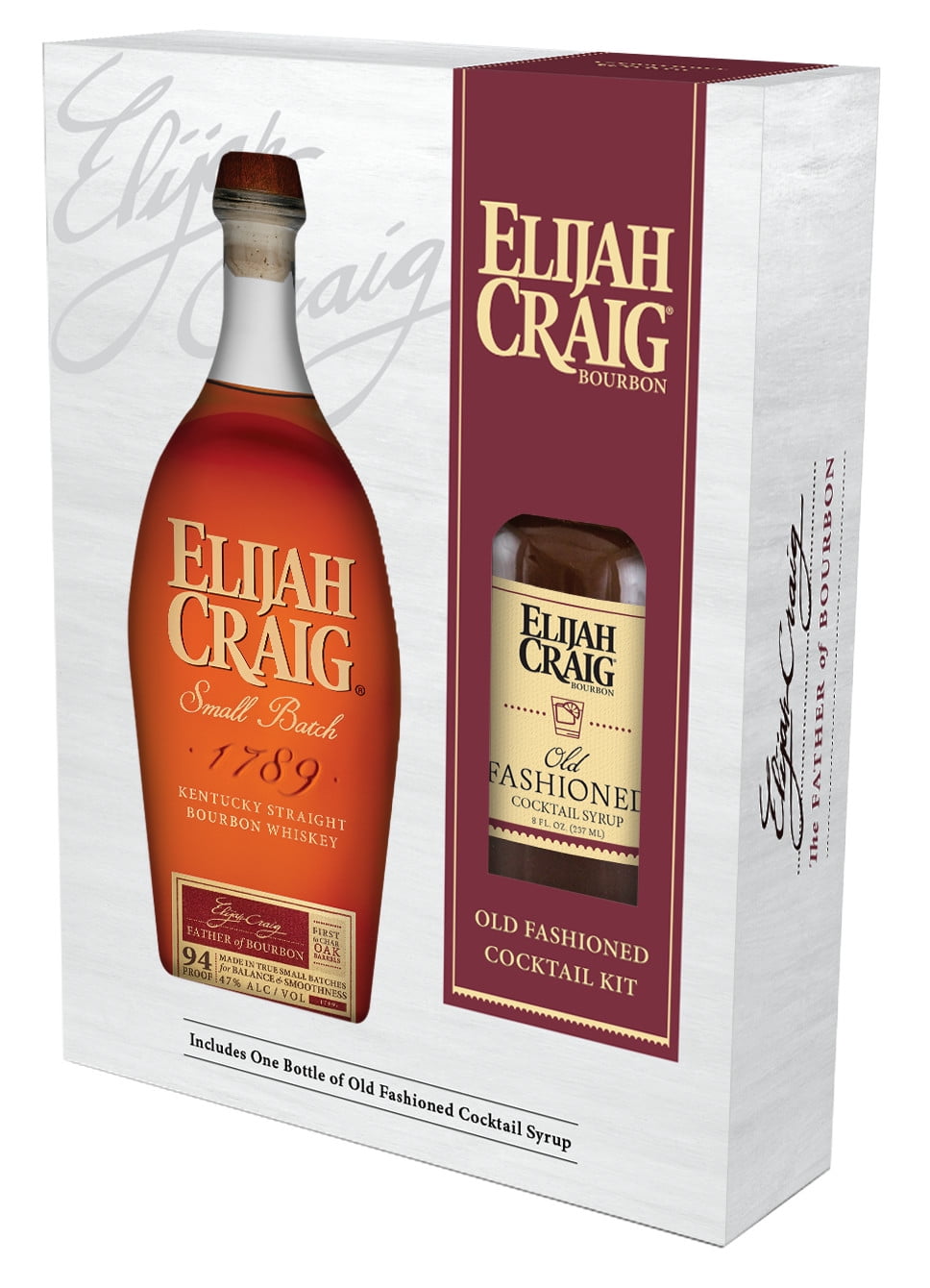 Elijah Craig Straight Bourbon Small Batch 94 W/ Old Fashioned ...