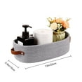 thumbnail image 4 of Hzsb Small Storage Basket with Handle Small Woven Basket Pets Decorative Shelf Organizer Home Office Mini Basket, 4 of 7