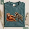 thumbnail image 6 of Monkey Punch Shirt, Monkey Punch Graphic Tee, Animal Lover Mother Gift, Mothers Day T-Shirt, Viral Mama Gift Idea, Cozy Mom, 6 of 6