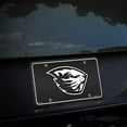thumbnail image 3 of Oregon State NCAA Beavers 12x6 Carbon Fiber Design Metal License Plate Auto Tag, 3 of 8