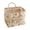 J, variant on 13"x10.2"x10.6" Floral Storage Basket Boho Fabric Quilted Floral Foldable Baskets with Handles Nursery Laundry Basket Organizer Bin for Car Home Picnic
