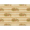 thumbnail image 1 of Ahgly Company Machine Washable Indoor Rectangle Transitional Orange Gold Area Rugs, 3' x 5', 1 of 7