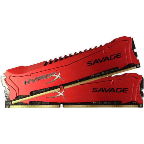 16GB HyperX Savage 4x 4GB HX316C9SRK2//8 1600MHz DDR3 PC3 12800u Desktop RAM