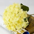 thumbnail image 2 of Farfi 1 Bouquet Faux Seda artificial Flor de Hydrangea Deja Hojas de Boda Decoración Artesanía Farfi 8102565, 2 of 6