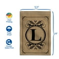 thumbnail image 5 of Anley Classic Monogram Letter L Garden Flag, Double Sided Family Last Name Initial Yard Flags - Personalized Welcome Home Decor - Weather Proof & Double Stitched - 18 x 12.5 Inch, 5 of 5
