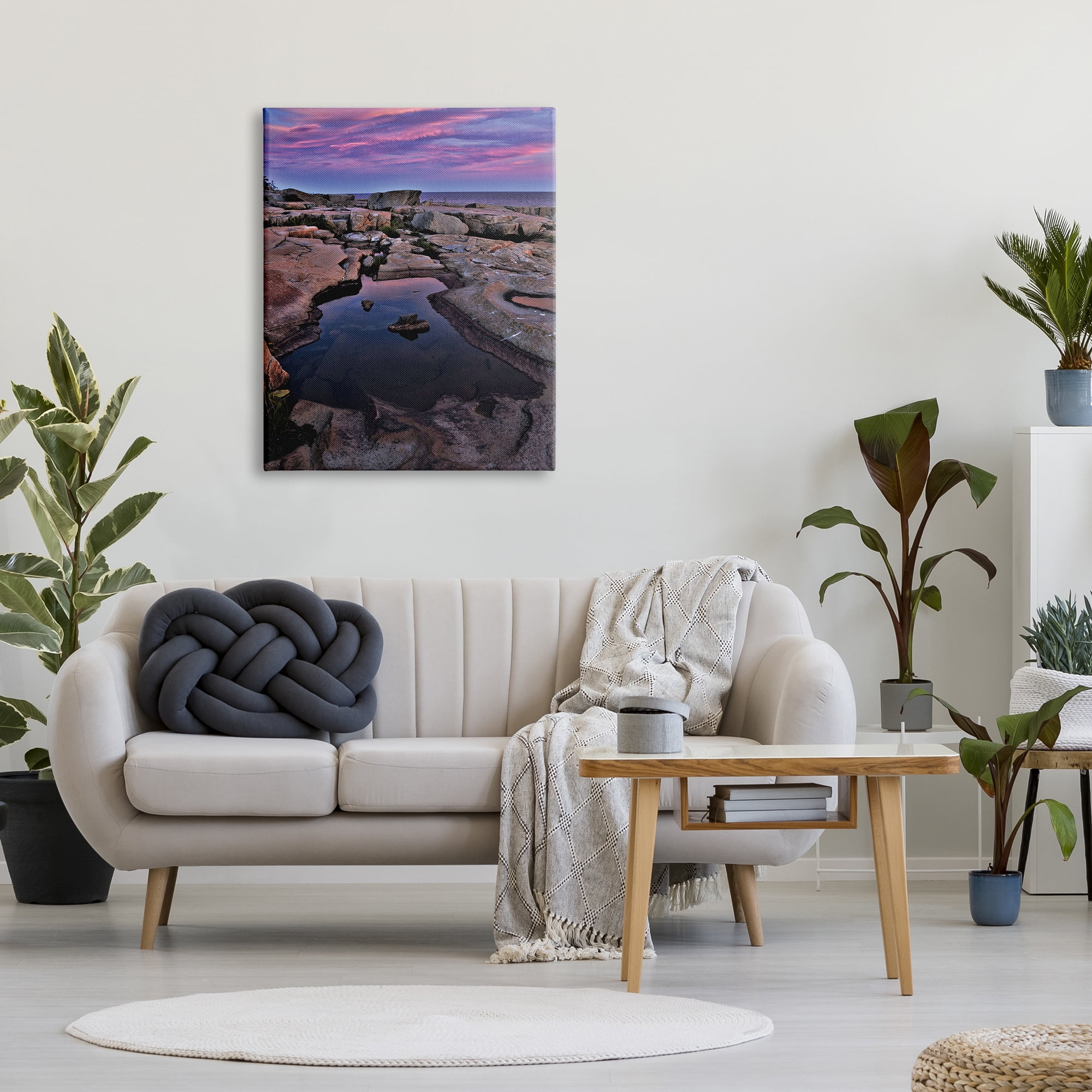 Stupell Industries Tide Pool Landscape Nature Photography Gallery Wrapped Canvas Print Wall Art, 30 x 40