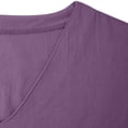 thumbnail image 6 of Mens 100% Cotton Linen Tank Tops Sleeveless T Shirts V Neck Loose Casual Summer Beach Basic Tank Shirts Purple, 6 of 7