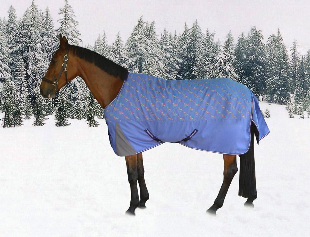 FLASH SALE Jump MED 200g NAVY Horse Pony Waterproof Combo Full Neck Turnout Rug 
