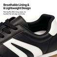 thumbnail image 4 of Women's Retro Sneakers Low Top Casual Walking Shoes Fashion Comfortable Lightweight Platform Tennis Shoes for Women, 4 of 9