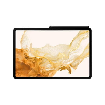 SAMSUNG Galaxy Tab S8 12.4'' AMOLED Tablet, Android, 128GB, Wi-Fi 6E, 5G, LTE, Graphite