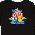 thumbnail image 4 of Inktastic Its My Birthday Circus Tent with Lion 2 Years Old Boys or Girls Long Sleeve Toddler T-Shirt, 4 of 5