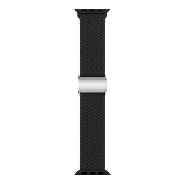 Correa de hebilla magnética trenzada para reloj Apple de 789ª generación, pulsera ajustable para Apple Watch