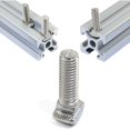 thumbnail image 3 of 50 Pcs M8 x 45mm Thread T Slot Drop-in Bolt T-Bolt Hammer Head Bolt T Screw Stud for 4545 Series Standard 8mm T-Slot Aluminum Extrusion Profile (4545 Series), 3 of 5