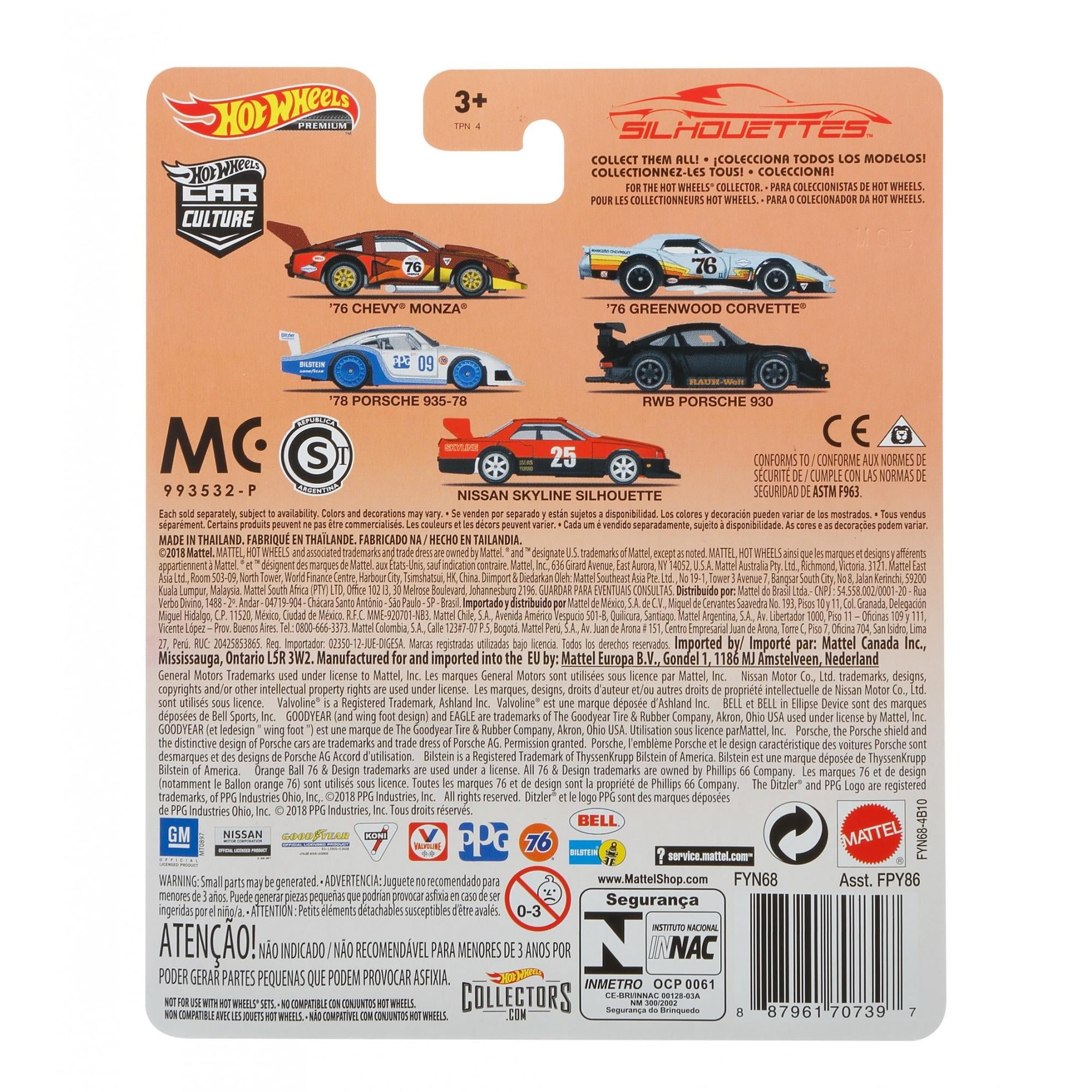Hot Wheels Premium Car Culture RWB Porsche 930 Collector