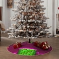 thumbnail image 3 of Lsque Geometry Dash Print Christmas Tree Skirt with Ties and Velcro,Xmas Holiday Decorations, Adjustable Tree Skirt-36", 3 of 6