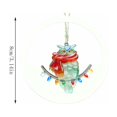 thumbnail image 3 of Adornos navideños, adornos navideños, regalos navideños Árbol de Navidad decorativo acrílico colgante Un chopper, 3 of 6