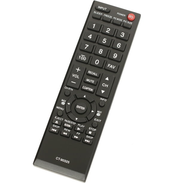jealousy Conditional suffering Generic Toshiba CT-90325 TV Remote Control (New) by Mimotron for 55HT1 /  55HT1U / 55S41U / 55SL412U / 65HT2U / TMT7608 - Walmart.com