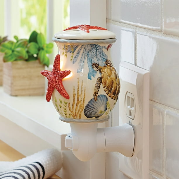 Better Homes & Gardens Wall Accent Wax Warmer, Ceramic Sea Life