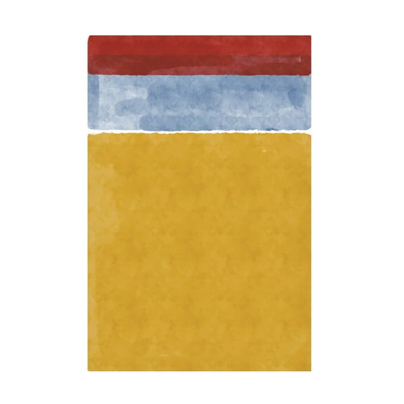 Trademark Fine Art jay stanley Minimal Watercolor 4 Canvas Wall Art