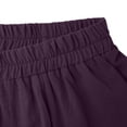 thumbnail image 6 of Yievot Cotton Linen Pants Women Wide Leg Barrel Pant Summer Casual Elastic Waisted Loose Trousers with Pockets, 6 of 8