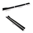 thumbnail image 4 of 6pcs Set Car Universal Side Skirts Extension 78.7Inch/2m Splitters Body Kit Rocker Extension Panel Splitter Lip, Black, 4 of 9