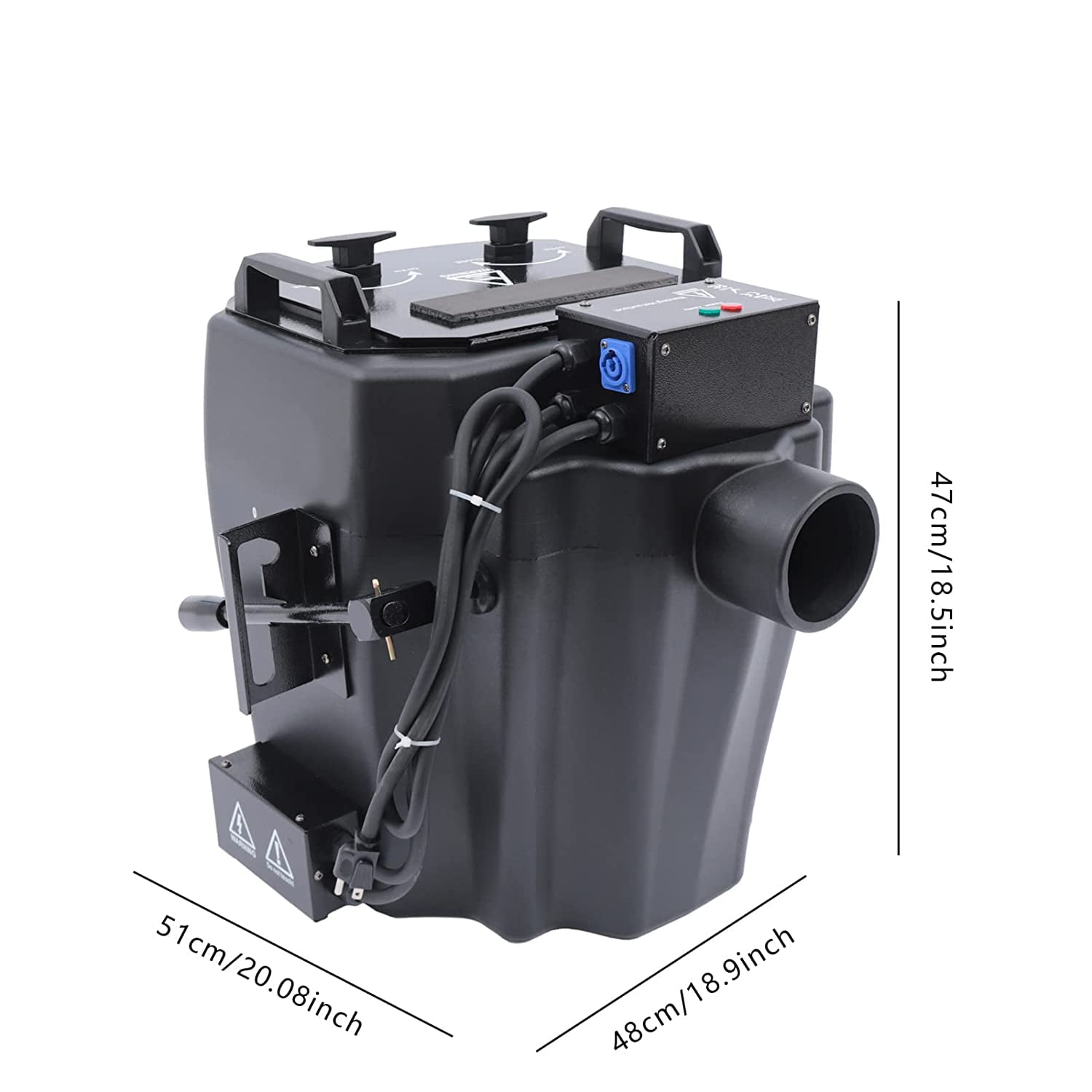 MONIPA Dry Ice Low Lying Fog Machine 6000W Professional for Indoor Outdoor Stage Special Events Wedding Party Club