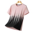 thumbnail image 5 of Workout Shirts for Men Plus Size Cooling Performance T-Shirt Gradient Print Short Sleeve Moisture Wicking Breathable Athletic Tops Size M-5XL, 5 of 9