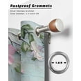 thumbnail image 6 of nqOlkjepod Outdoor Curtains for Patio Waterproof, Spring Pink Flower Outdoor Privacy Panels Grommet, Branch Leaves Mottled Walls Garden Blackout Outside Curtains for Porch/Cabana 54"x84", 2 Panels, 6 of 8