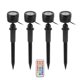 thumbnail image 5 of Luz LED para exteriores con rotación de 360°, resistente al agua, 13 colores, 100-240 V, alto brillo para piscinas y jardines, IP68, 5 of 8