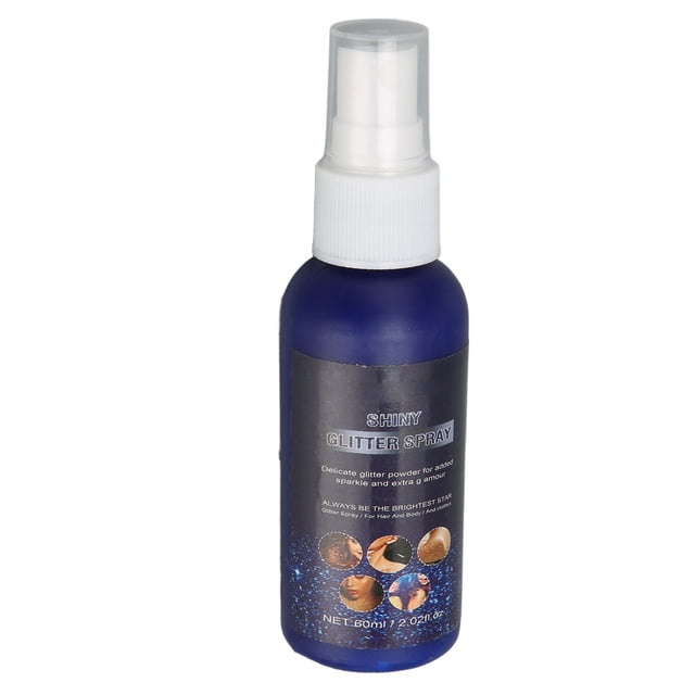 Spray de maquillaje Facial Brillante, Profesional de Secado Rápido Cosmético 60 ml de Brillo de 60 ml Spray de Brillo de Larga Duración para el Festival Escenario