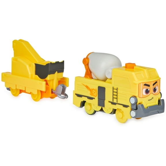 Mighty Express, Build-It Brock Motorized Toy Train with Working Tool and Cargo Car, Kids Toys for Ages 3 and up