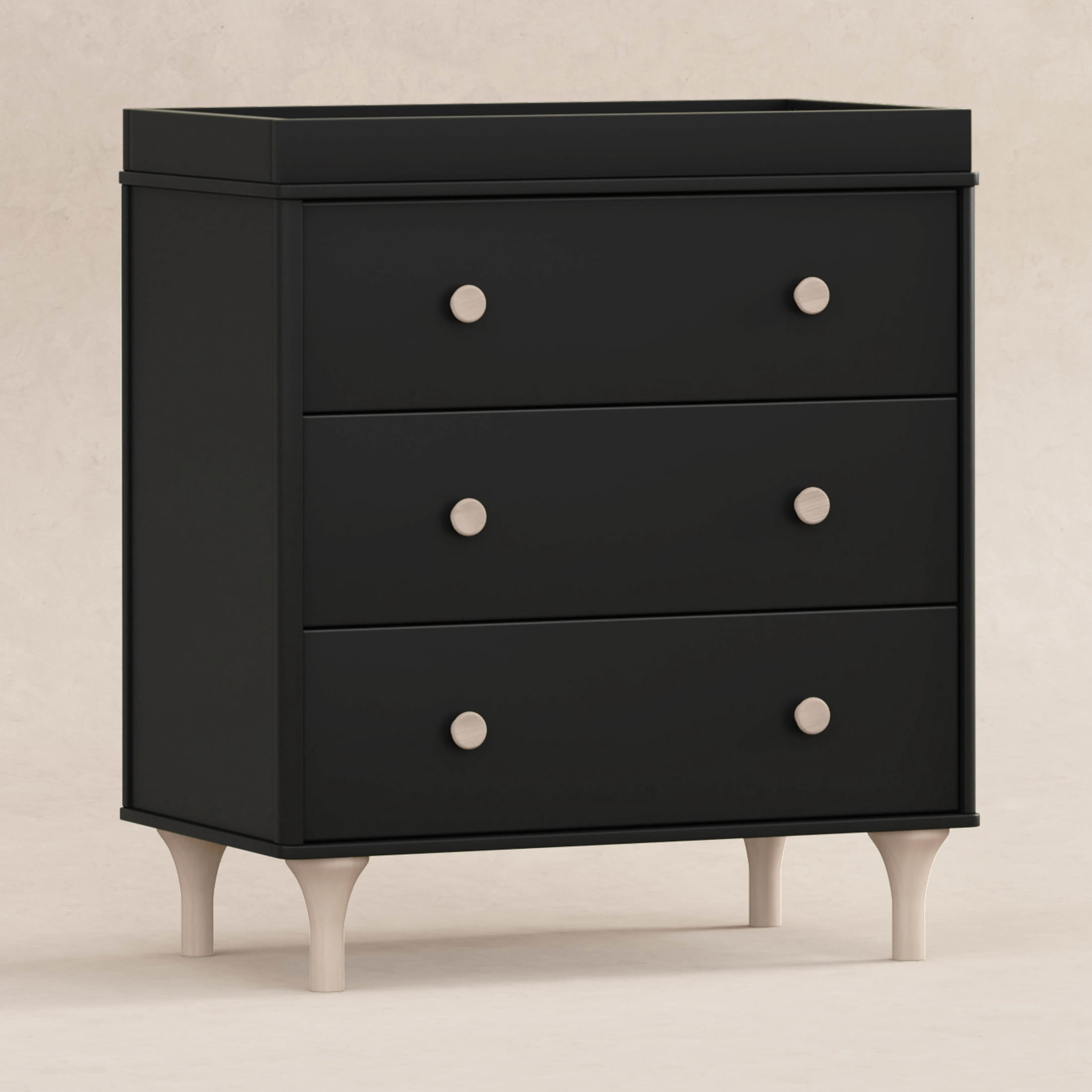 Babyletto Lolly 3-Drawer Compact Changer Dresser with Removable Changing Tray (34")