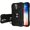 Black, variant on Case Compatible with Apple iPhone XR Case 3 in 1 Heavy Duty Hybrid Hard PC Soft Silicone Bumper Shockproof Cover with Metal Ring Magnetic Kickstand Cover(Avocado)