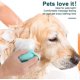 thumbnail image 5 of Cepillo de baño para perros y gatos amarillo, cepillo de silicona para el cuidado, cepillo de masaje para cachorros, cepillo de limpieza de cerdas, dispensador de champú suave, 5 of 5