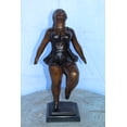 thumbnail image 2 of Nifao Botero Replica Heavy Ballerina Dancer Bronze Statue, Elegant Art – Home Office Decor Sculpture, 10"L x 6"W x 19"H, 2 of 9