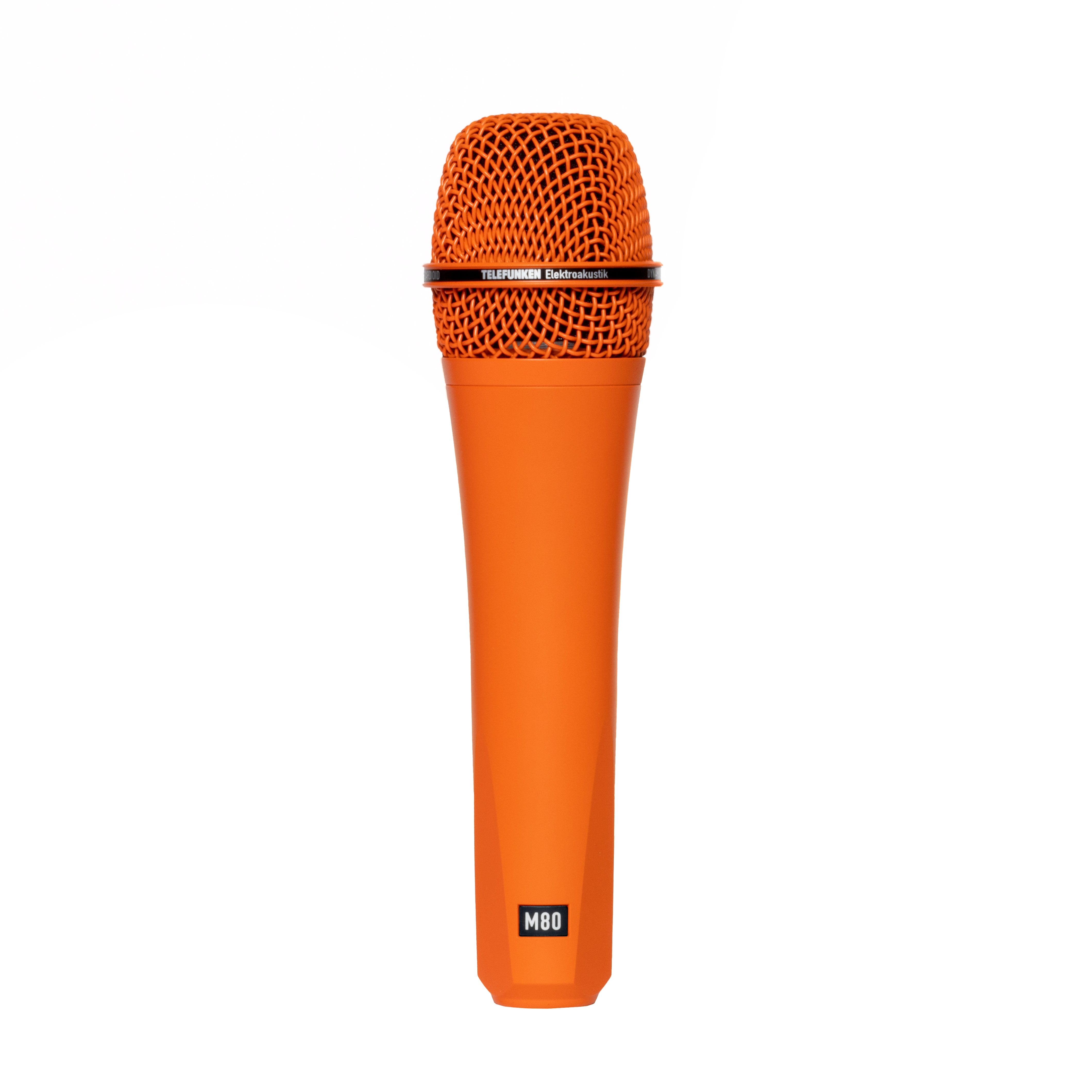 Telefunken USA Custom Shop M80 Dynamic Handheld Microphone Orange