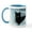 White/Blue Inside, variant on CafePress - Black Cat Mug - 11 oz Ceramic Mug - Novelty Coffee Tea Cup