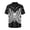 Butterfly, variant on Comfortable Men's Short Sleeve Button Down Shirt, Soft Breathable Men's Short Sleeve Shirt for Travel Beach, Polynesian Tribal Print