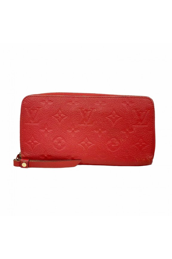 Pre-Owned Louis Vuitton Monogram Empreinte Zippy Wallet M60547 for women