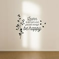 thumbnail image 2 of Learn To Be Calm And You Will Always Be Happy Quote Reading Quote Vinyl Wall Art Sticker Wall Decal Home Kids Room Study Room Boys Girls Room Wall Décoration Design Wall Décor Decal Size (22x30 inch), 2 of 3