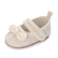 thumbnail image 4 of URMAGIC Infant Girls Leather Bows Design Soft Round Toe Princess Dress Mary Jane Flat Shoes, 4 of 10