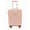Pink, variant on Wonder Lisbon 20" Expandable Carry On Luggage, Top Opening Hardside Suitcase with Cup Holder, 360° Double Spinner Wheels & Combination Lock, Black