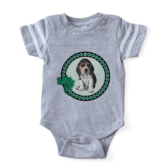CafePress - Irish Beagle - Cute Infant Baby Football Bodysuit