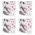 thumbnail image 4 of Adhesivo De Pared Pintado A Mano, Adhesivo De Pared, Panda PVC Resistente Al Desgaste Y Duradero Sin Residuos Después De Pelar Para El Hogar Sala De Estar Dormitorio Del Día De Cergrey Wall Sticker, 4 of 8