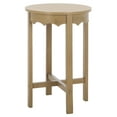 thumbnail image 4 of Safavieh Seraphina Traditional Wood Round End Table, Desert Brown, 4 of 9