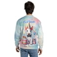 thumbnail image 5 of Happy Birthday Cute Puppy Bull Terrier with Cake Gifts Party Hat All Over Print 3D Sweatshirt Unisex Merch Bully Dog Lovers Gifts Idea - 00029, 5 of 6